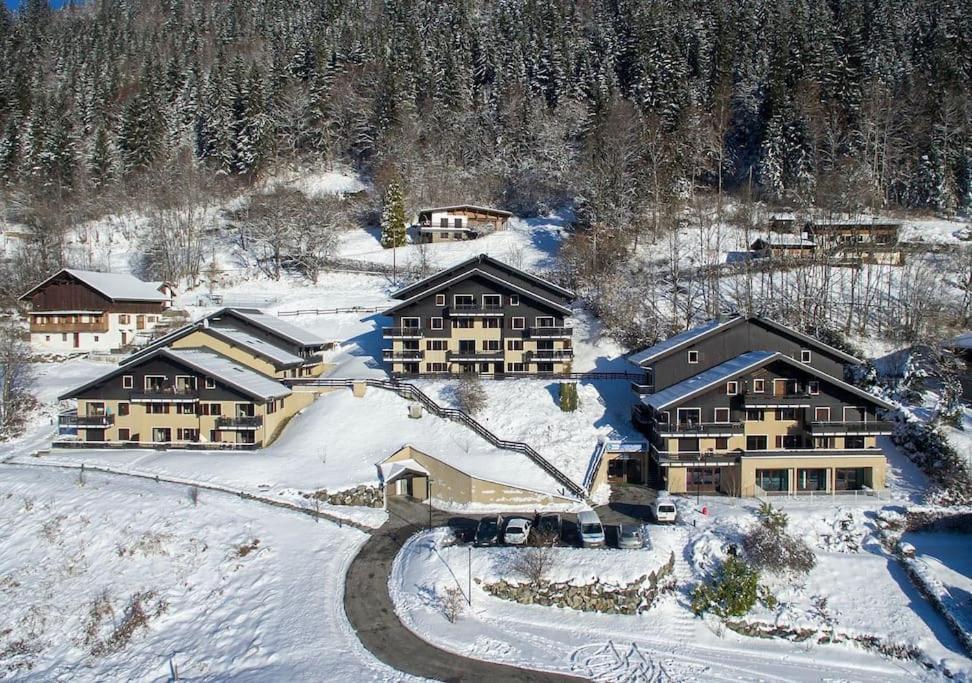 Appartement Dans Chalet Avec Piscine Couverte Saint-Gervais-les-Bains Ngoại thất bức ảnh