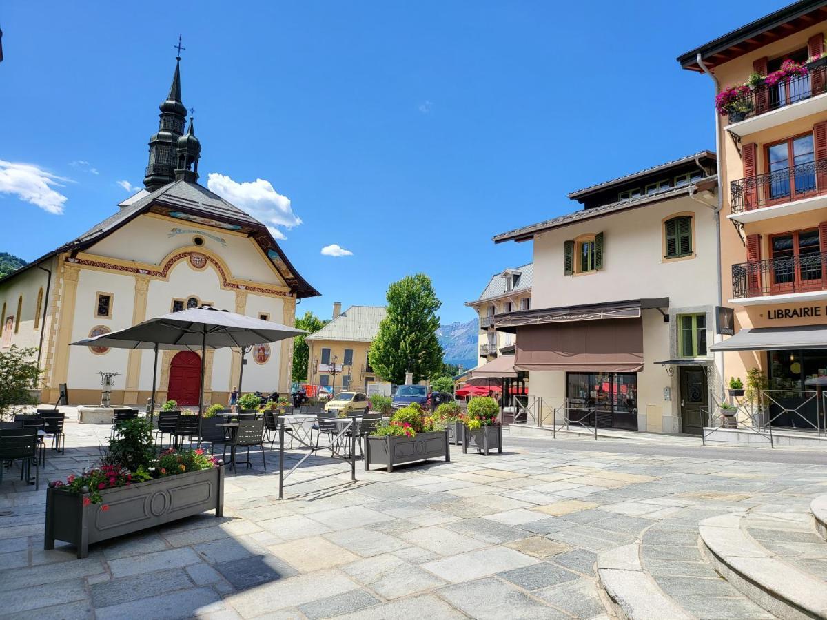Appartement Dans Chalet Avec Piscine Couverte Saint-Gervais-les-Bains Ngoại thất bức ảnh